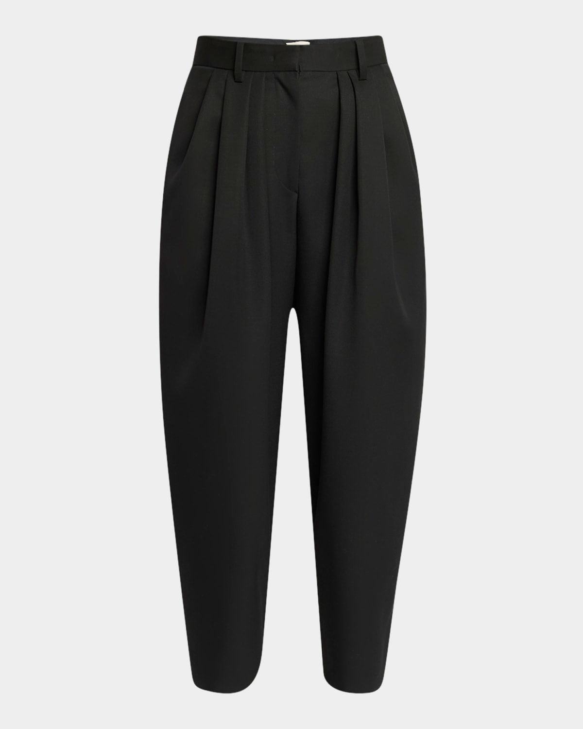 Janice Pleated Wool Pants