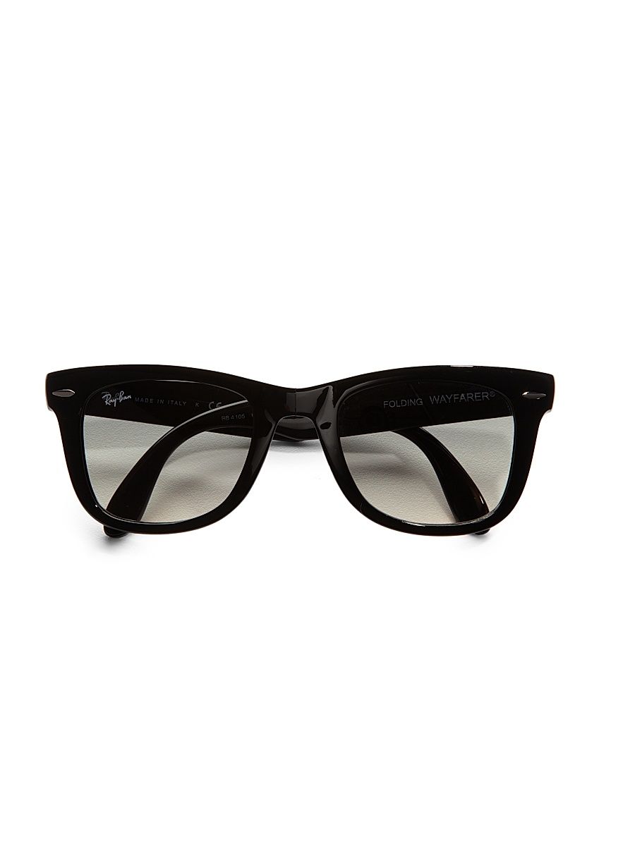 RB4105 Folding Wayfarer Sunglasses - Black