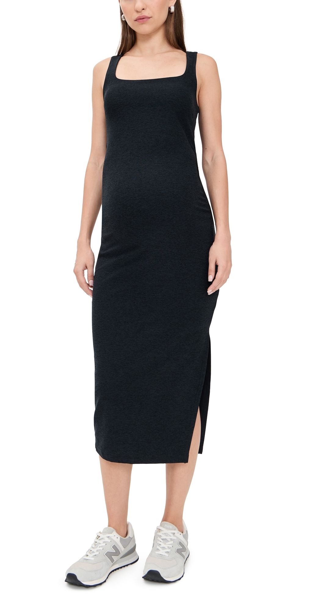 Beyond Yoga Spacedye Icon Maternity Dress Darkest Night XL