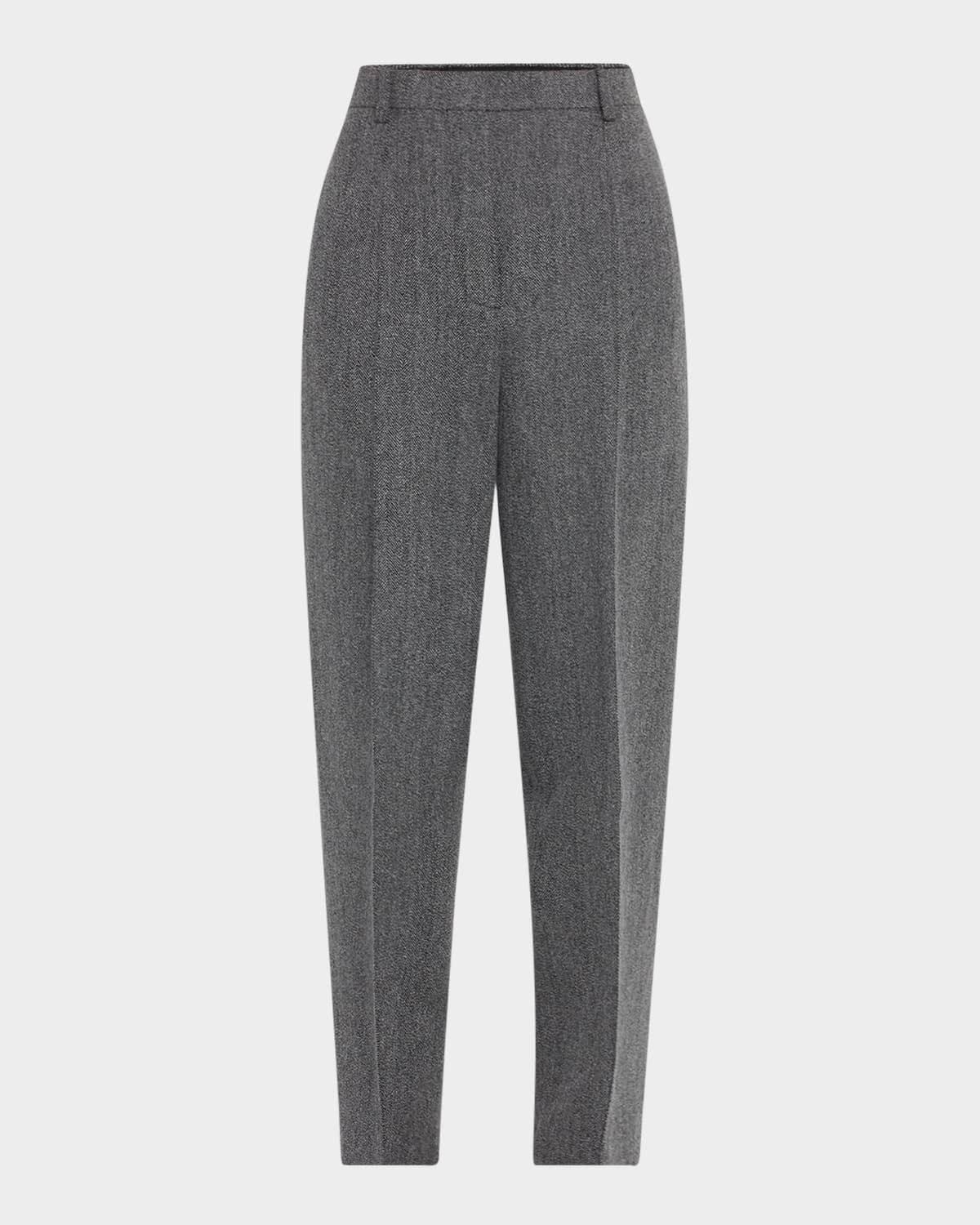 Dan Tapered Wool Cashmere Trousers