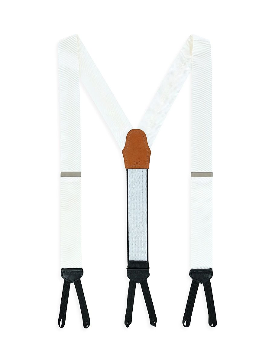 Men's Leyton Formal Brace - White