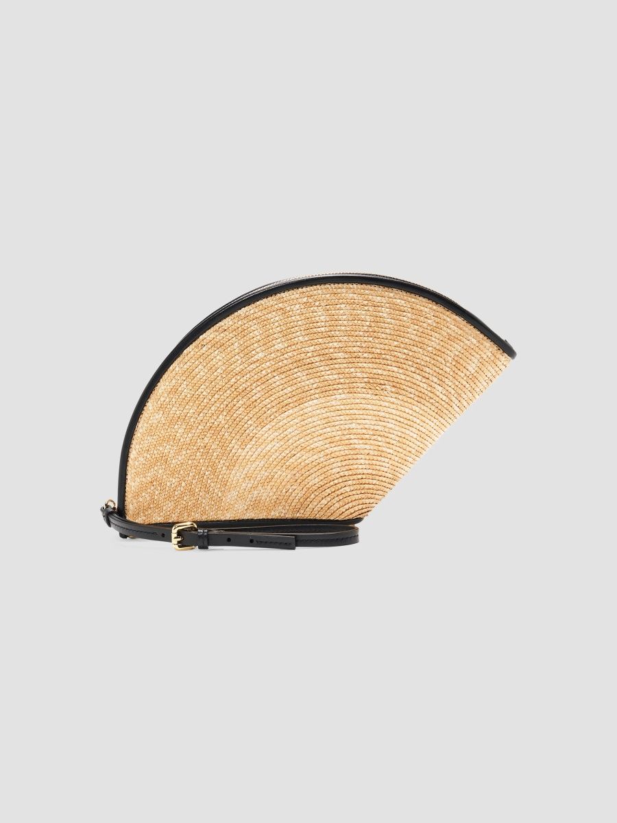 Carolina Herrera Women's Consuelo Raffia Clutch - Natural