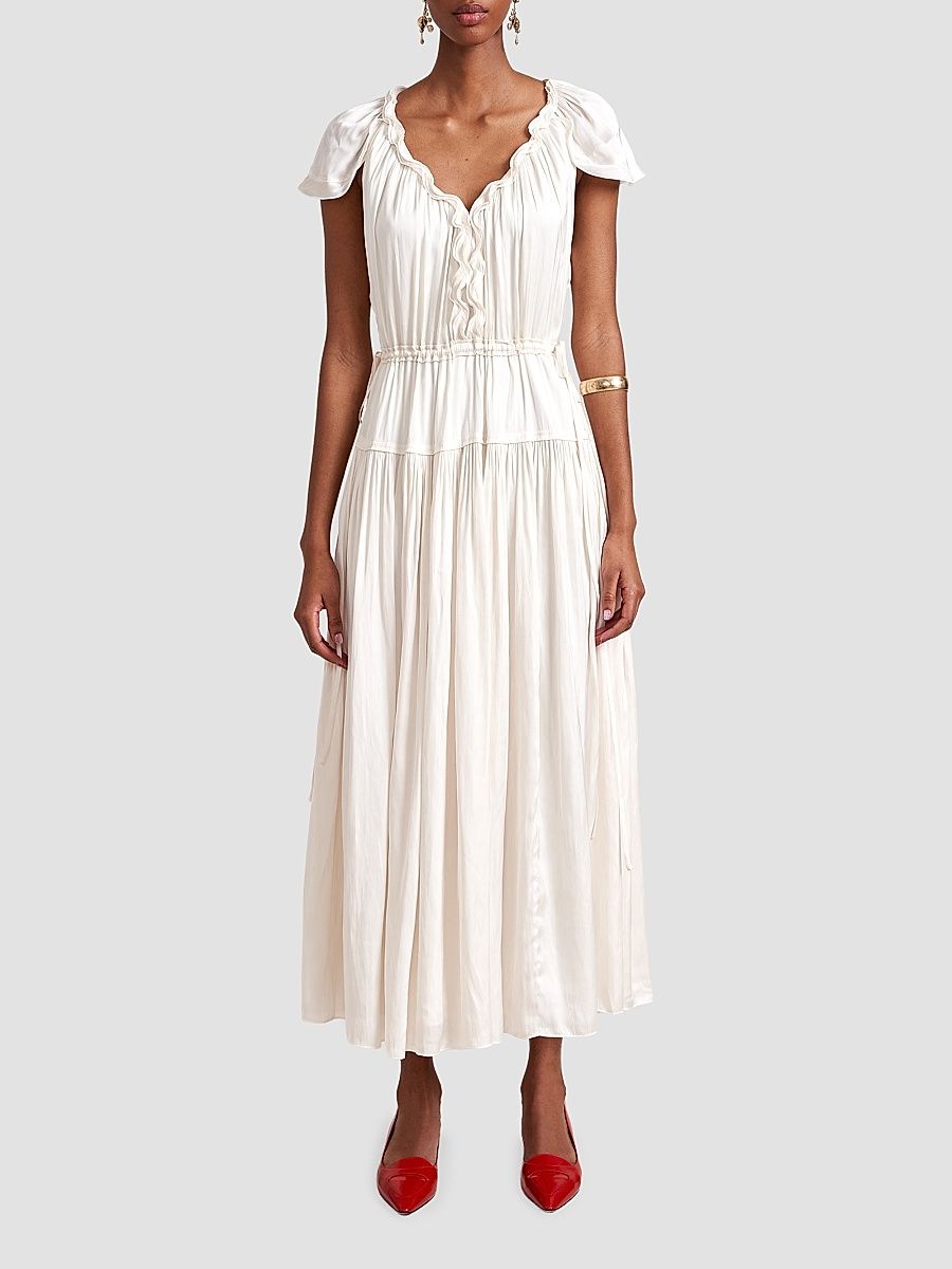 Women's Sienna Dress - Ivory - Size XL