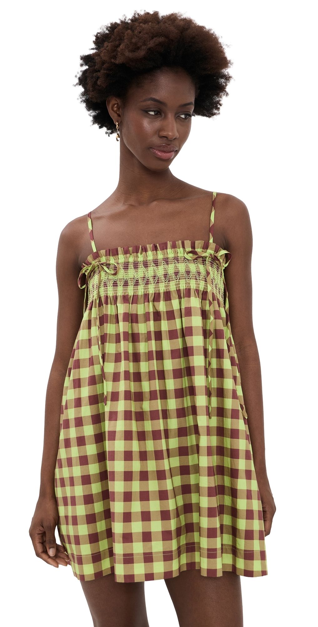 Damson Madder Lilo Dress Choc Avocado 4