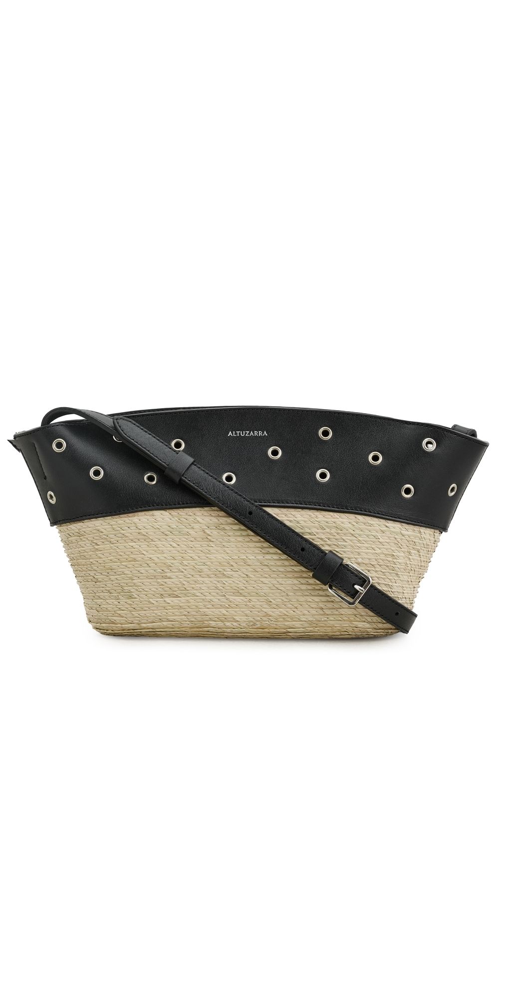 Altuzarra Knot Basket Crossbody Bag Black/Silver One Size