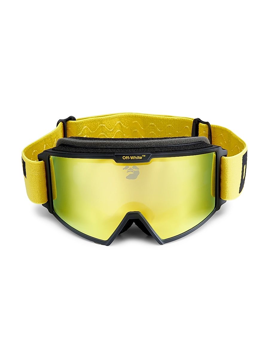 Men's Mirrored Ski Goggles - Yellow