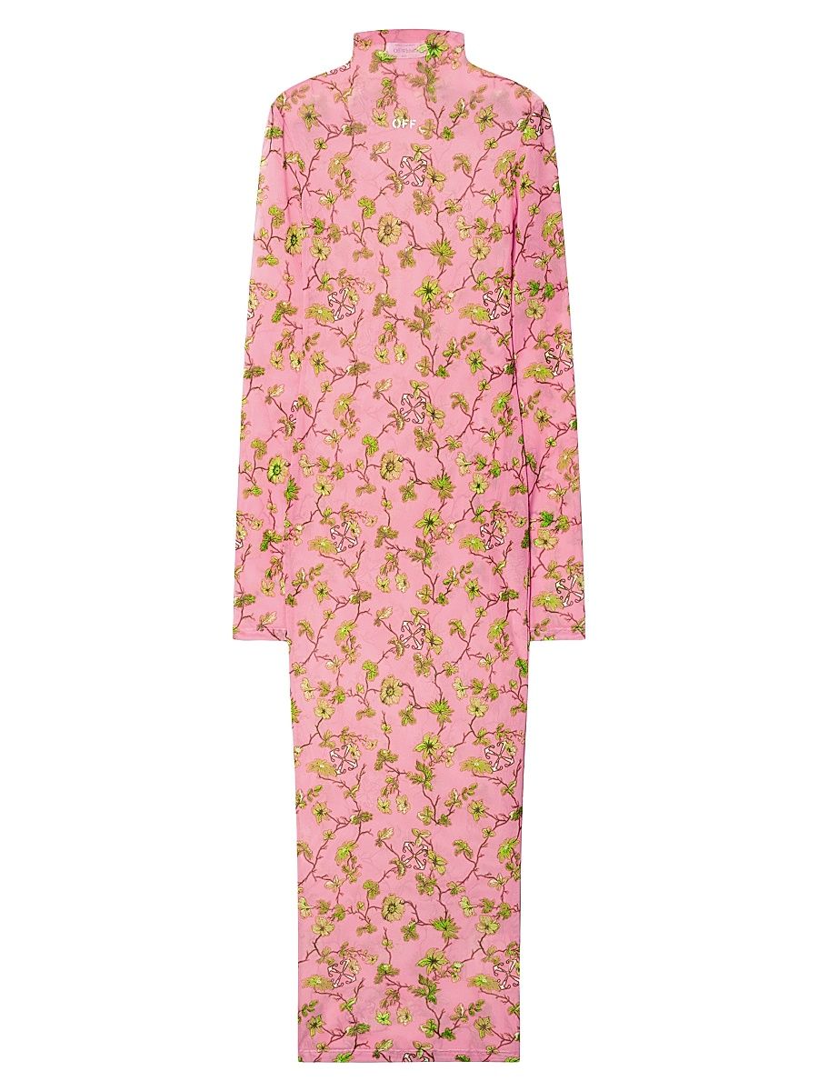 Women's Ramage Tulle Long Dress - Sea Pink White - Size 4