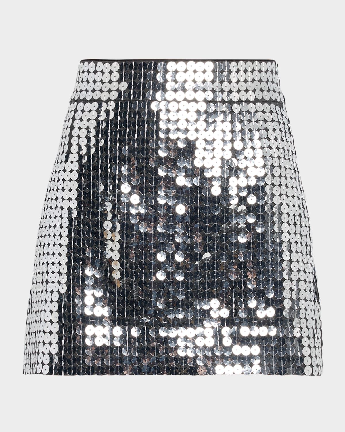 Sequined Mini Skirt
