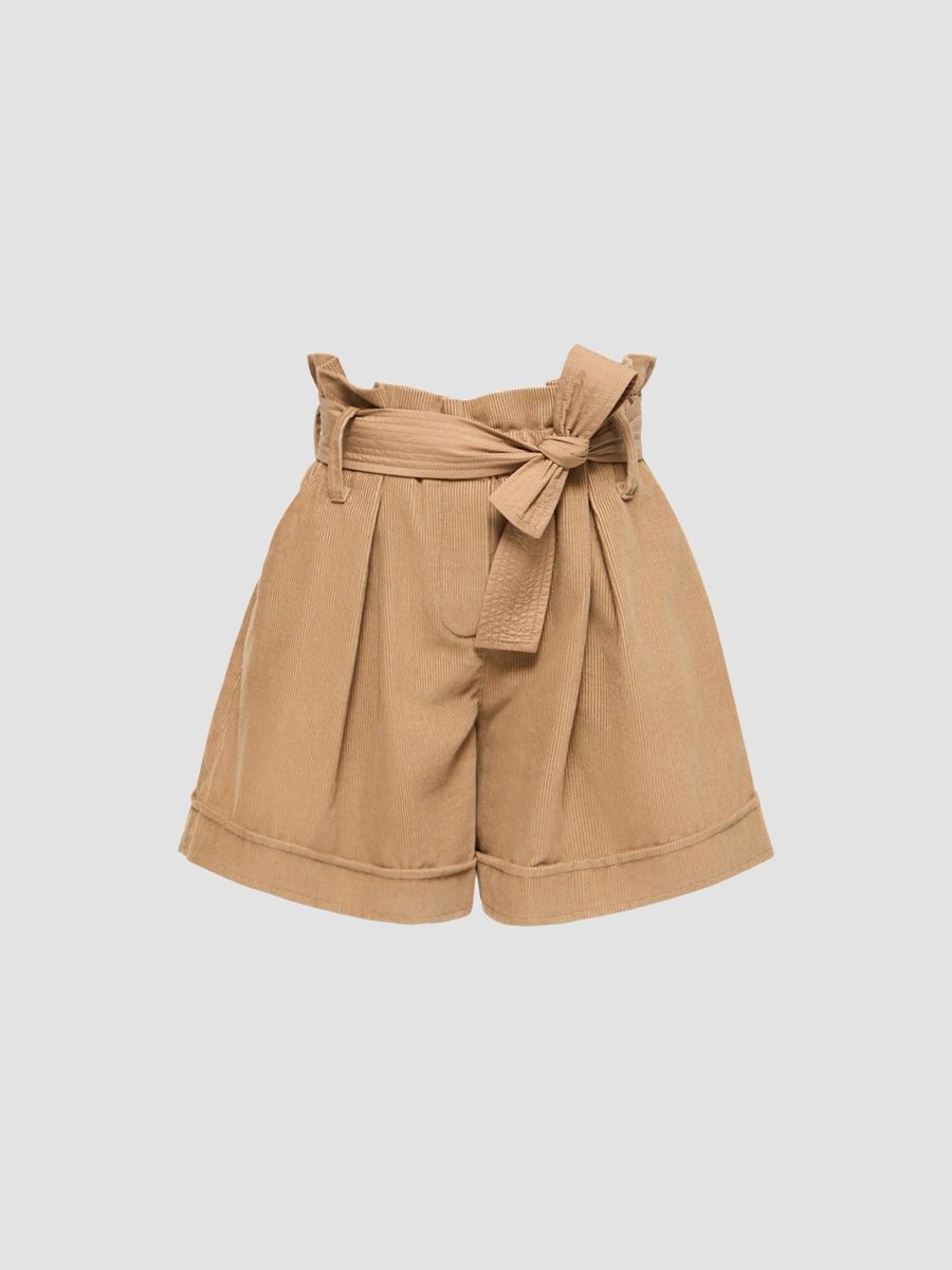 Moncler Girl's Little Girl's & Girl's Shorts in Corduroy - Beige - Size 14