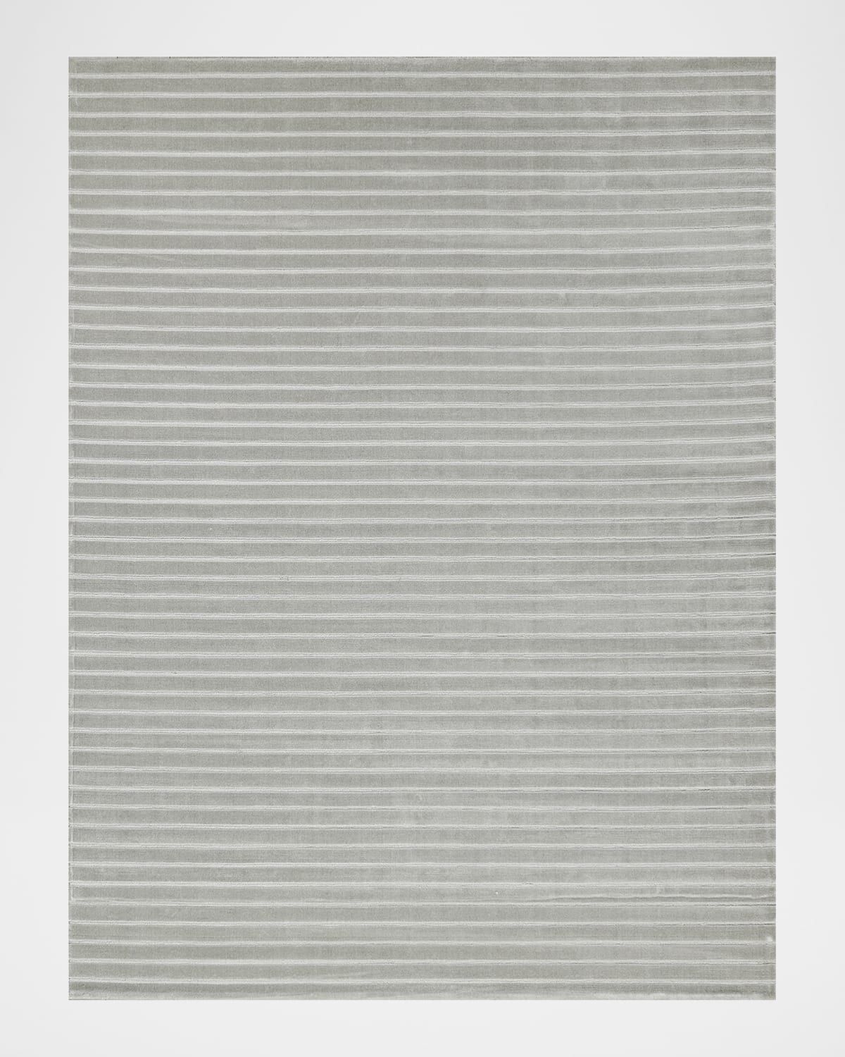 Amani Hand-Loomed Silver Rug, 9 & apos; x 12 & apos;