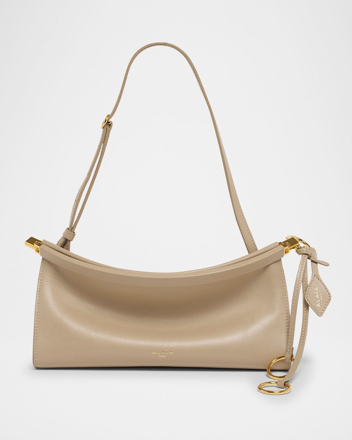 Le Click Small Shoulder Bag in Glossy Leather