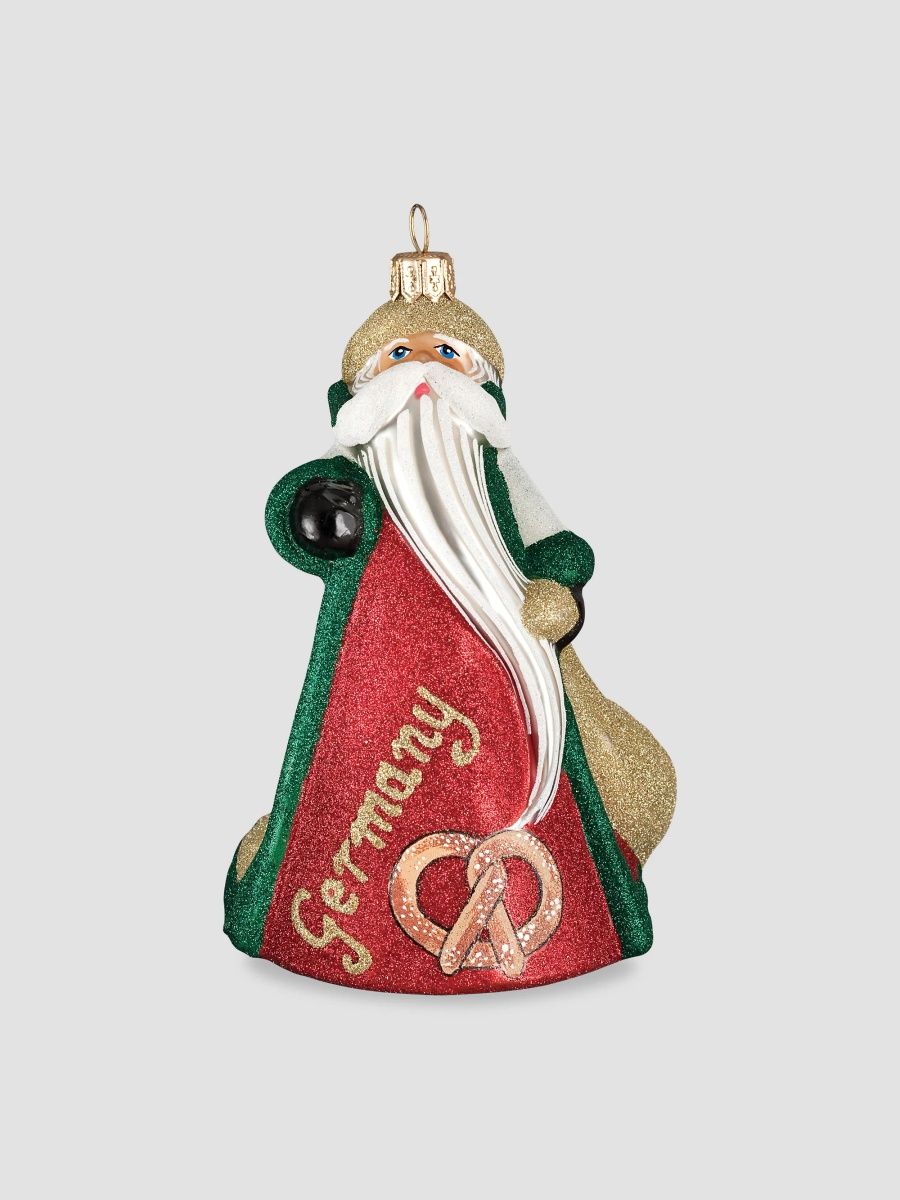 Glitterazzi International German Santa Ornament