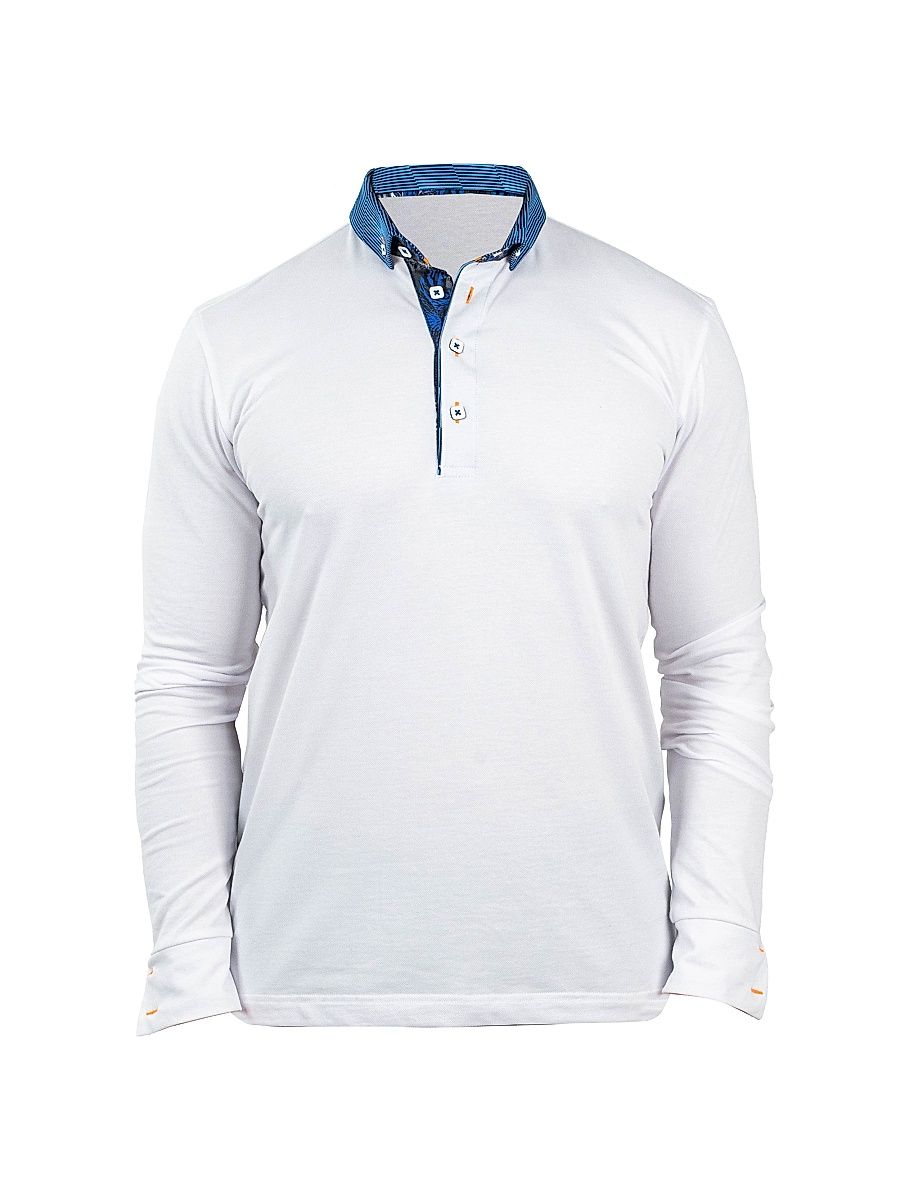 Men's Polo Shirt - White - Size XXXXL