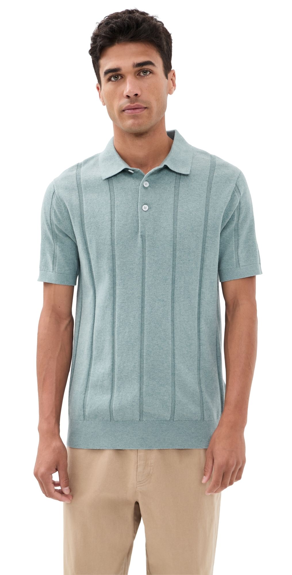 Barbour Wellburn Knitted Polo Shirt Slate XXL