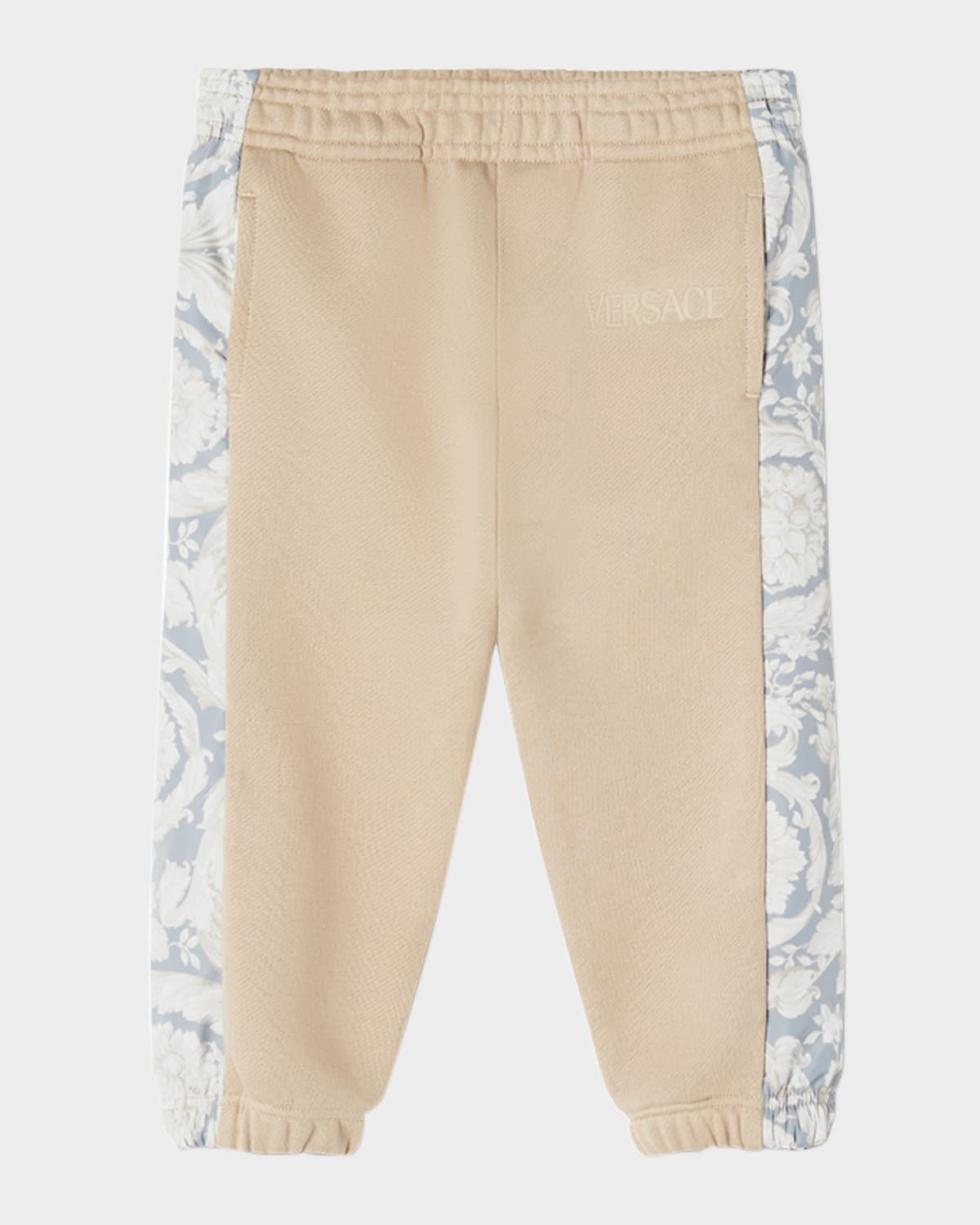 Boy & apos;s Barocco-Trim Fleece Sweatpants