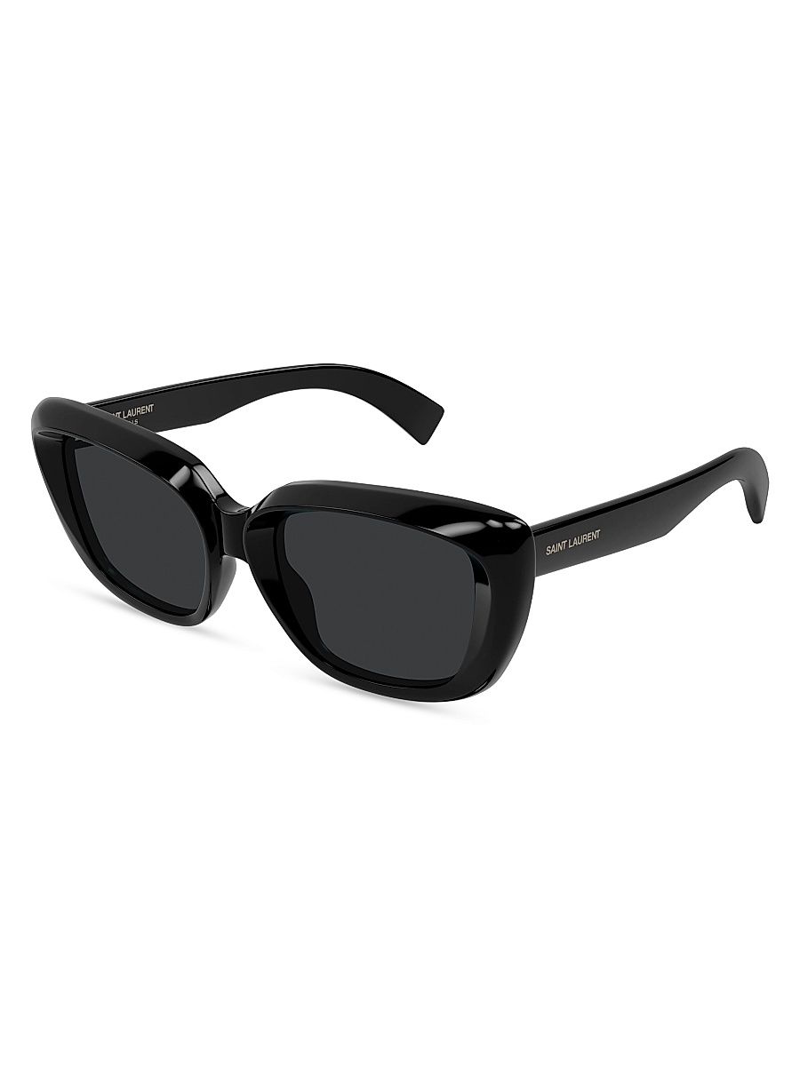 Women's 53MM Cat-Eye Sunglasses - Black