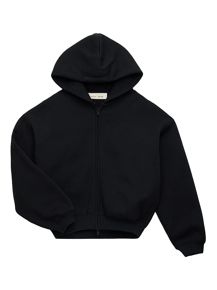 Little Kid's & Kid's Cotton-Blend Logo Hoodie - Vintage Black - Size 2