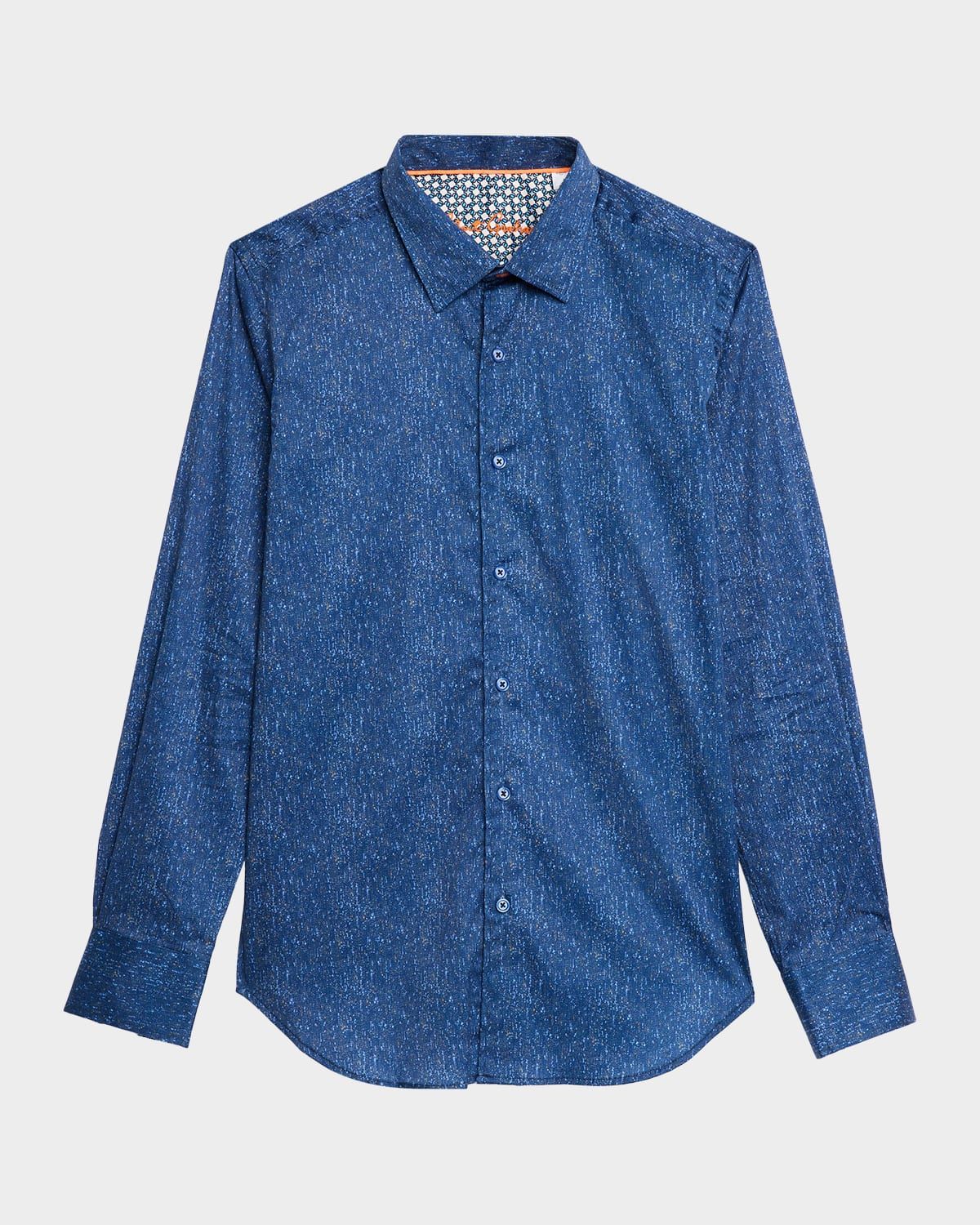 Men & apos;s Beekman Texture Print Button-Down Shirt