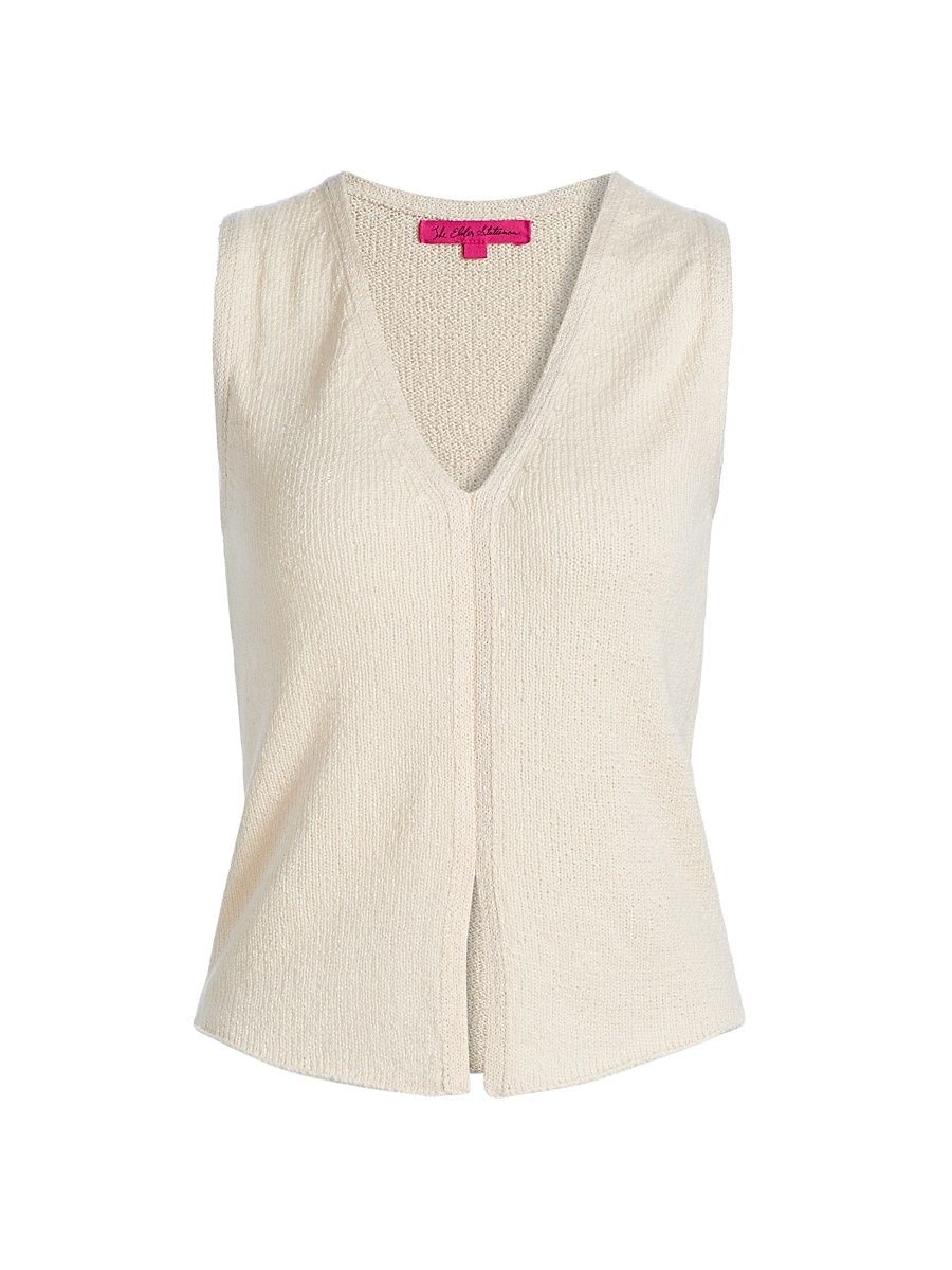 Women's Nora Lite Split Hem Tank - Natural - Size XS