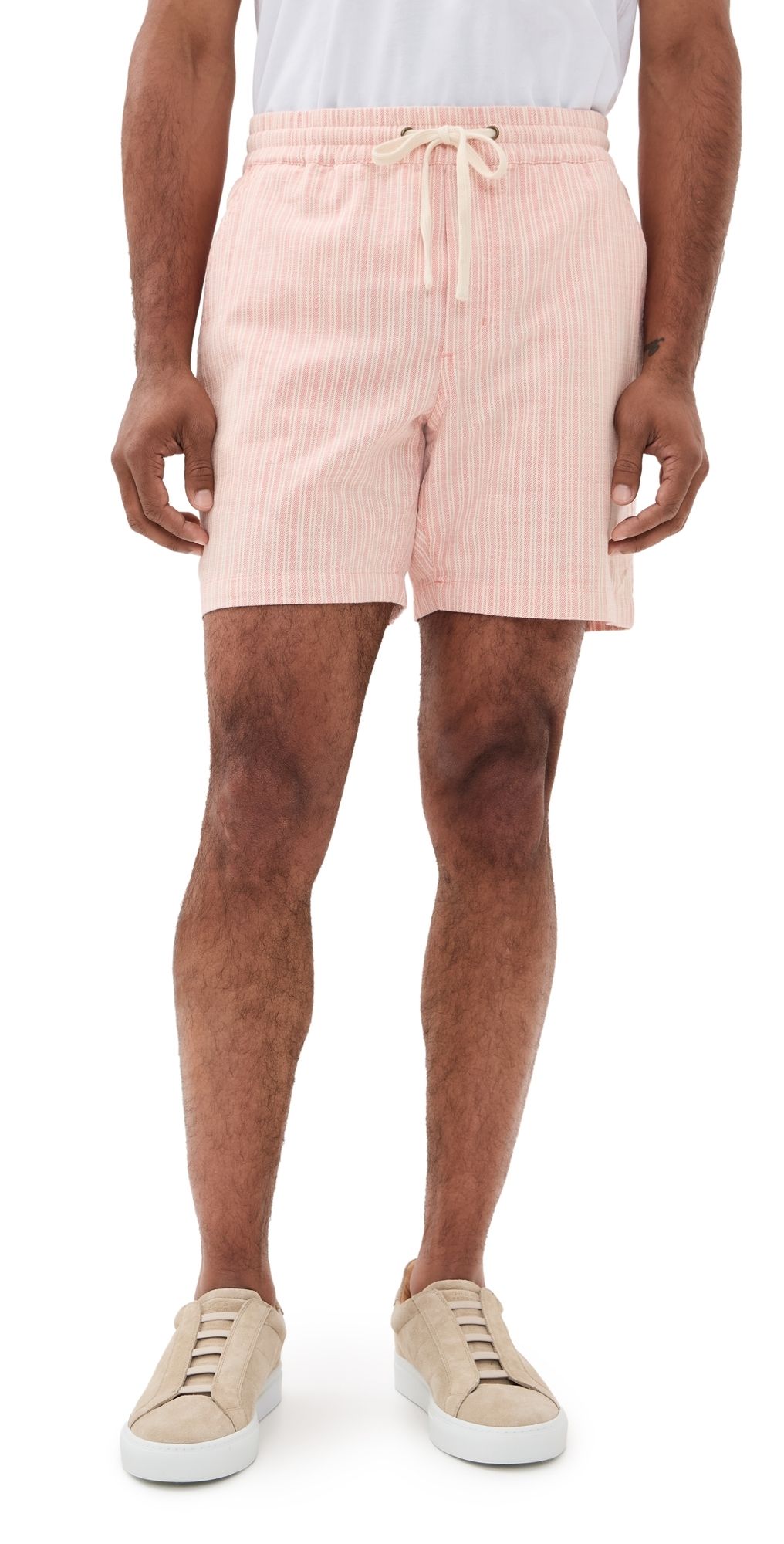 Marine Layer Saturday Beach Shorts 6 Rosette Stripe M