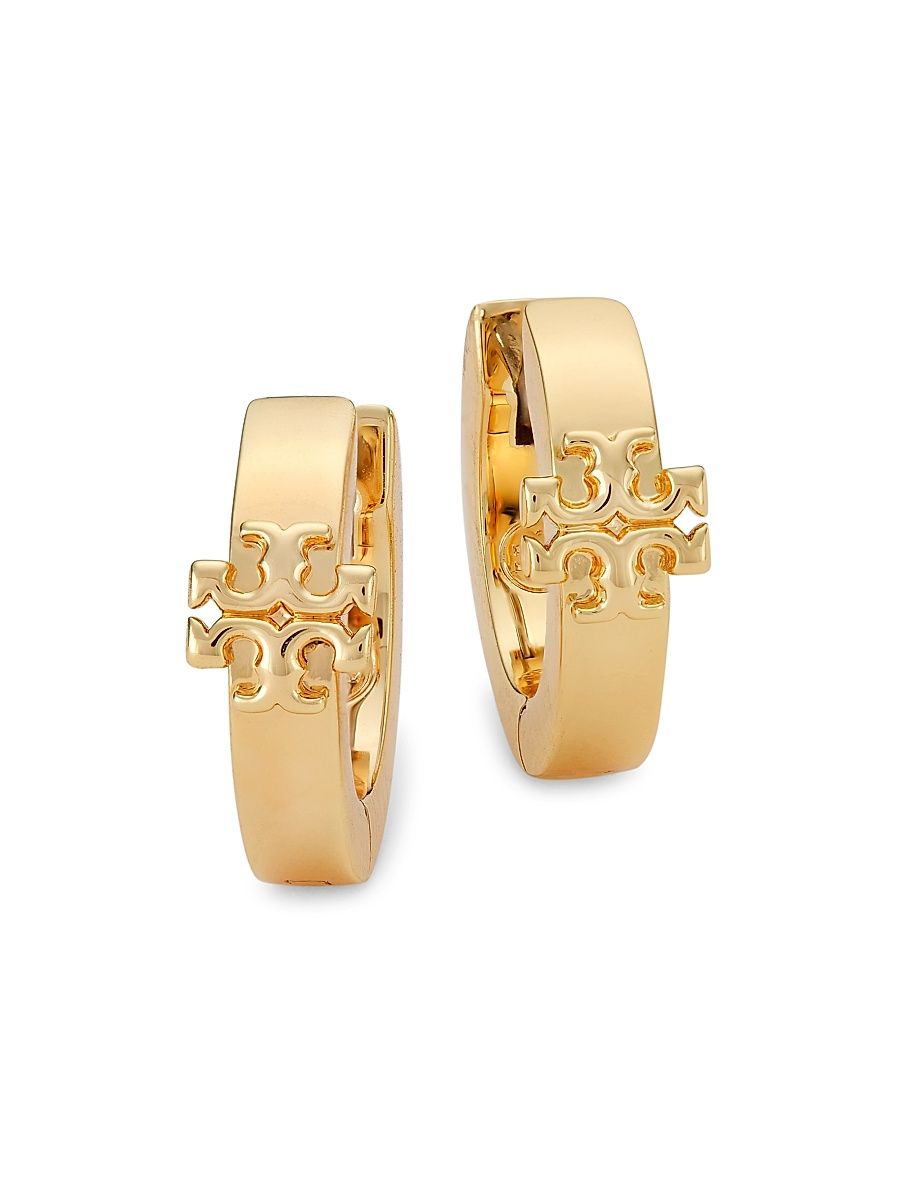 Women's Kira 18K Gold-Plated Huggie Hoop Earrings - Tory Gold