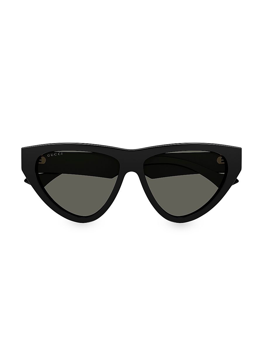 Women's Gucci Generation 58MM Cat-Eye Sunglasses - Black
