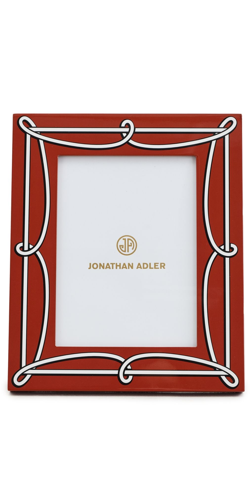 Jonathan Adler Rita Lacquer Frame Red One Size