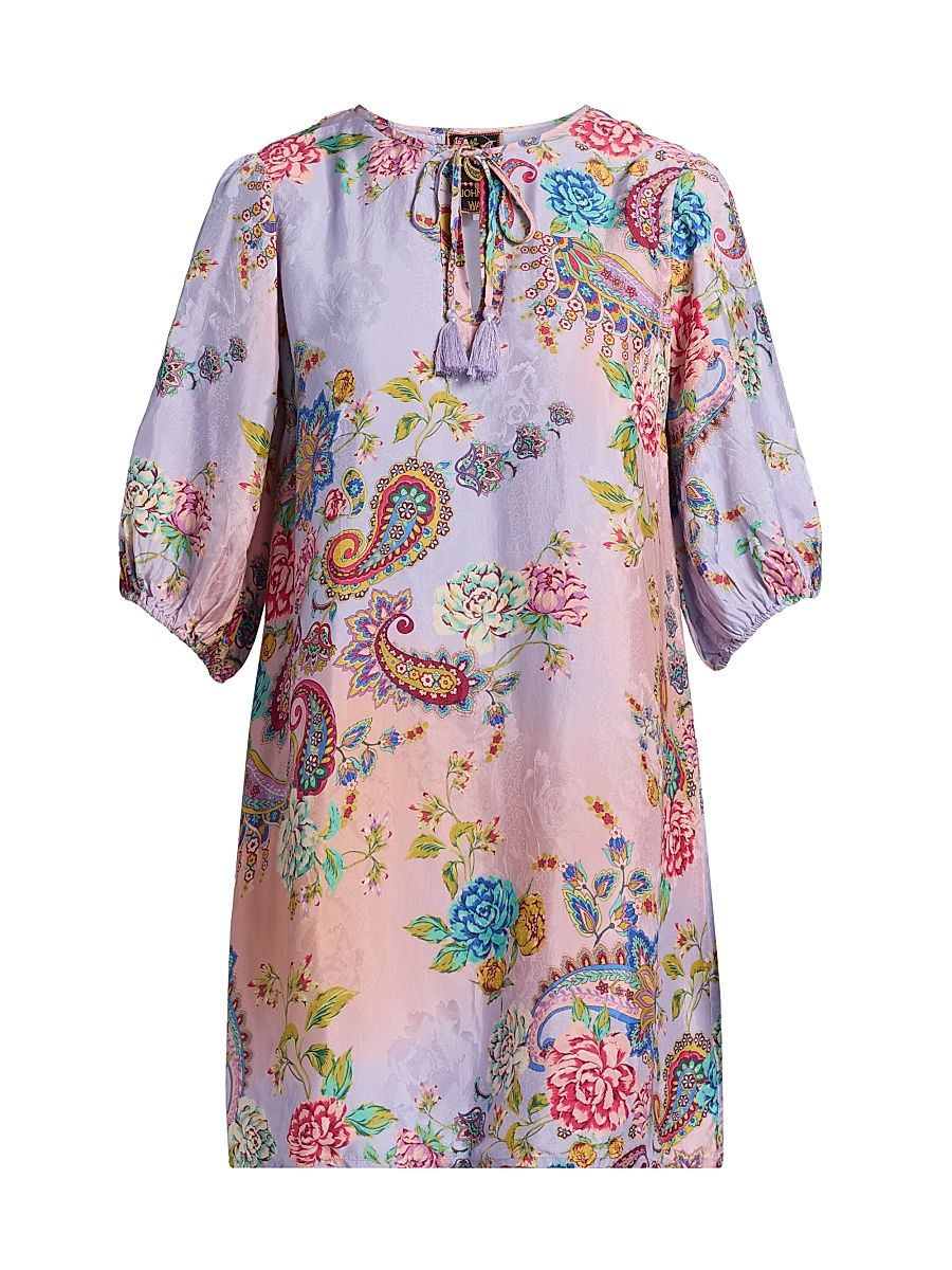Women's Lavinia Paisley Minidress - Magaly - Size Large
