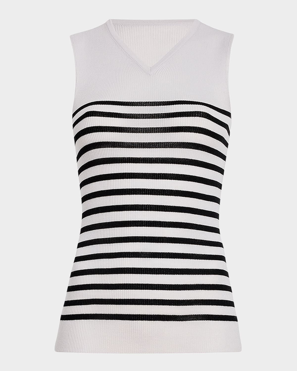 Renato V-Neck Striped Tank Top