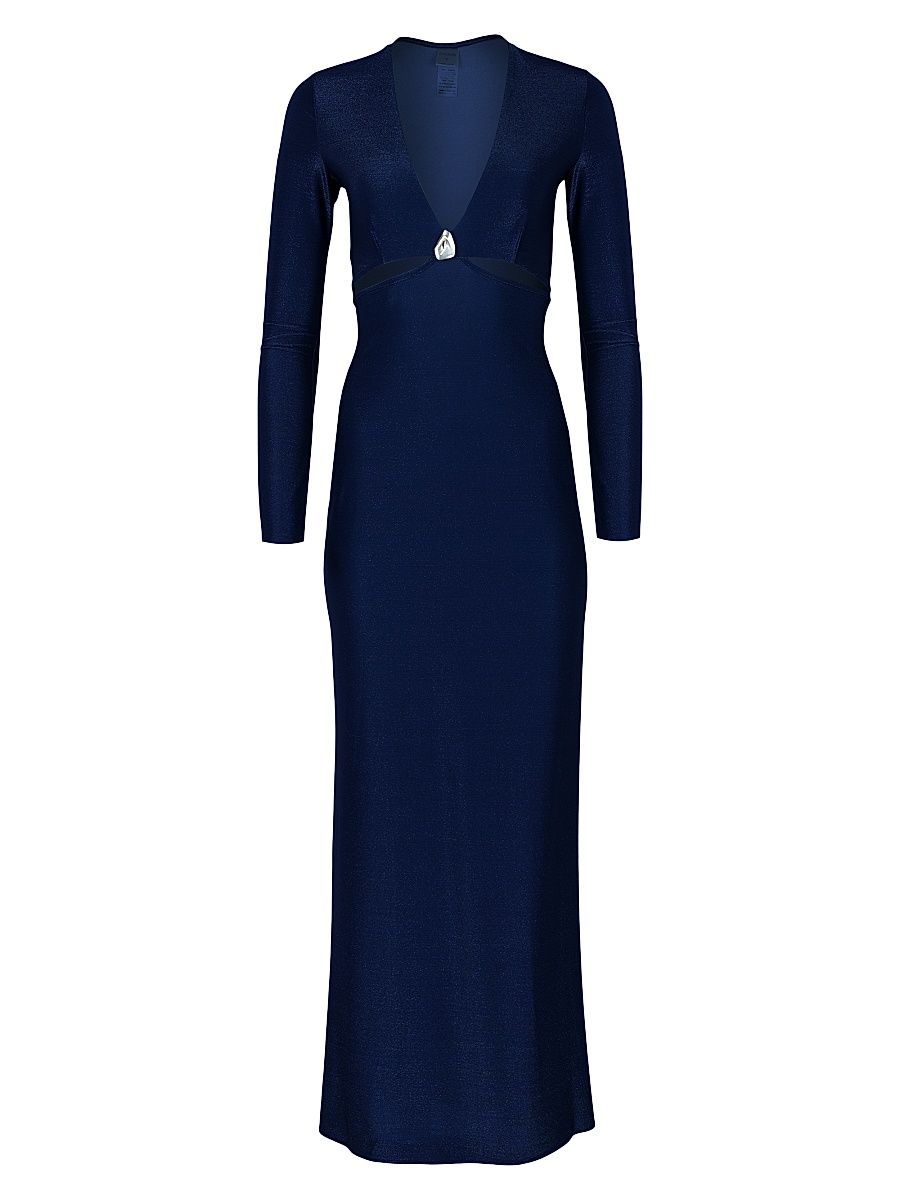 Women's Manola Cover-Up Dress - Deep Blue - Size Large