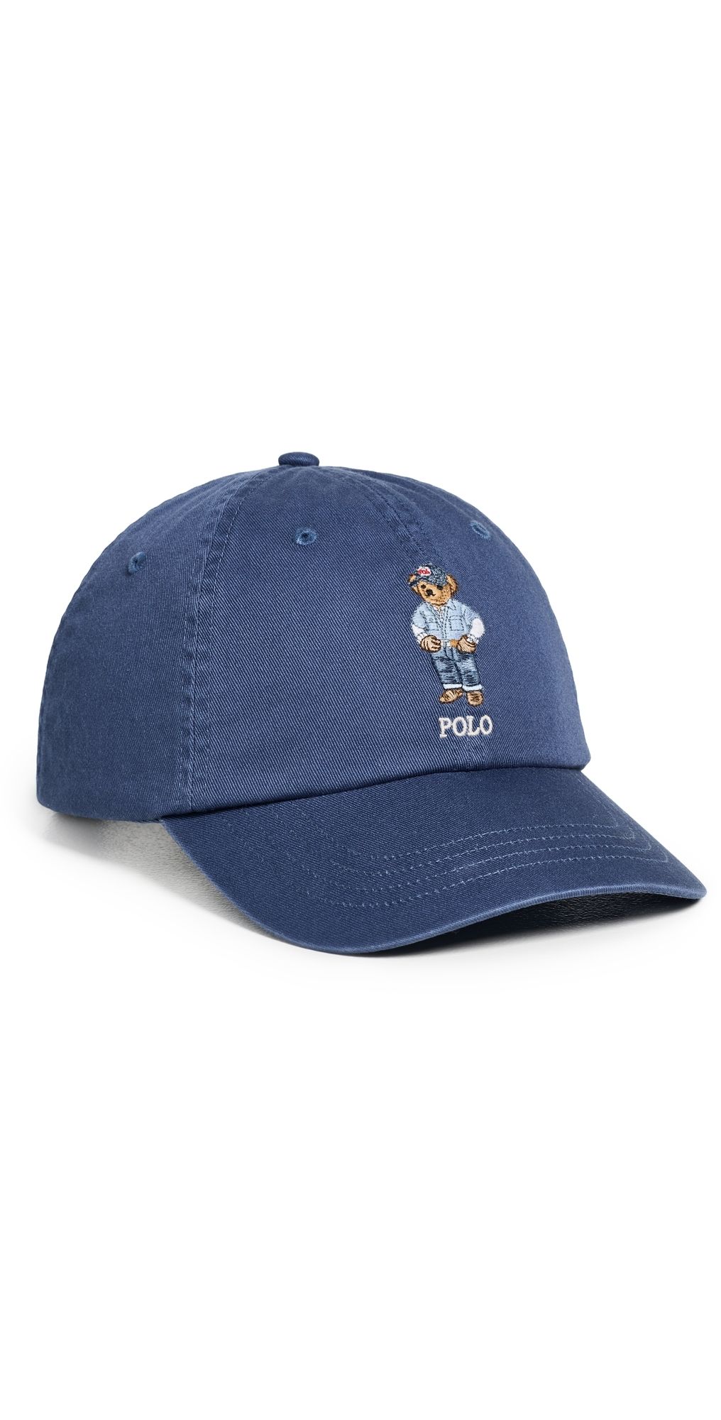 Polo Ralph Lauren Cotton Twill Novelty Bear Sport Cap Light Navy One Size