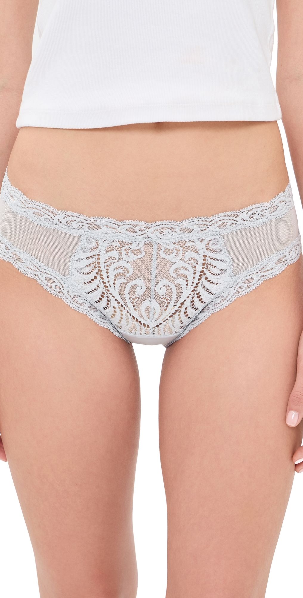 Natori Feathers Hipster Panties Frosted Sky L