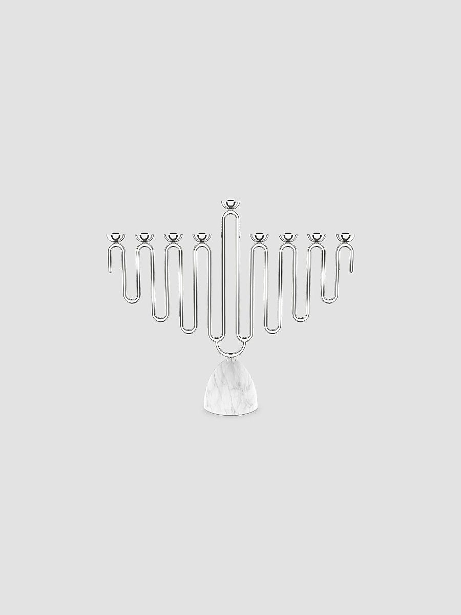 Judaica Menorah - Silver