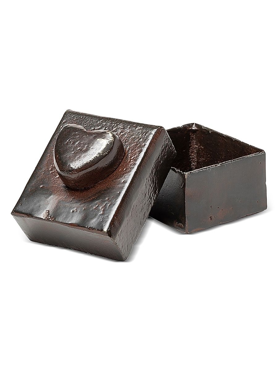 El Corazon Cast Iron Box - Bronze