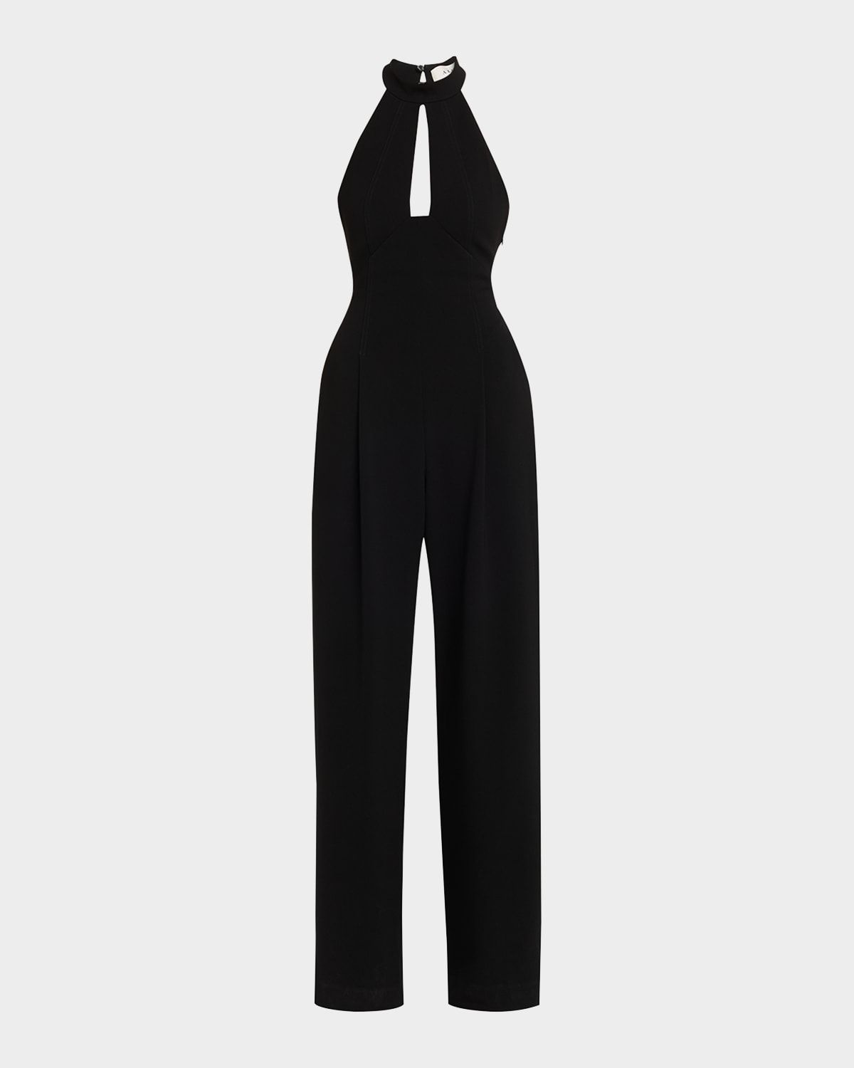 Lucie Wide-Leg Halter Jumpsuit