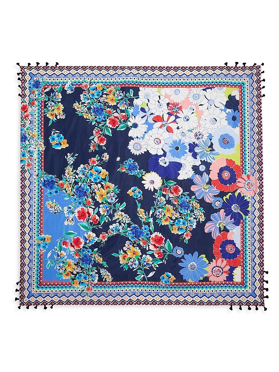 Women's Tiana Floral Silk Scarf - Tiana Scarf