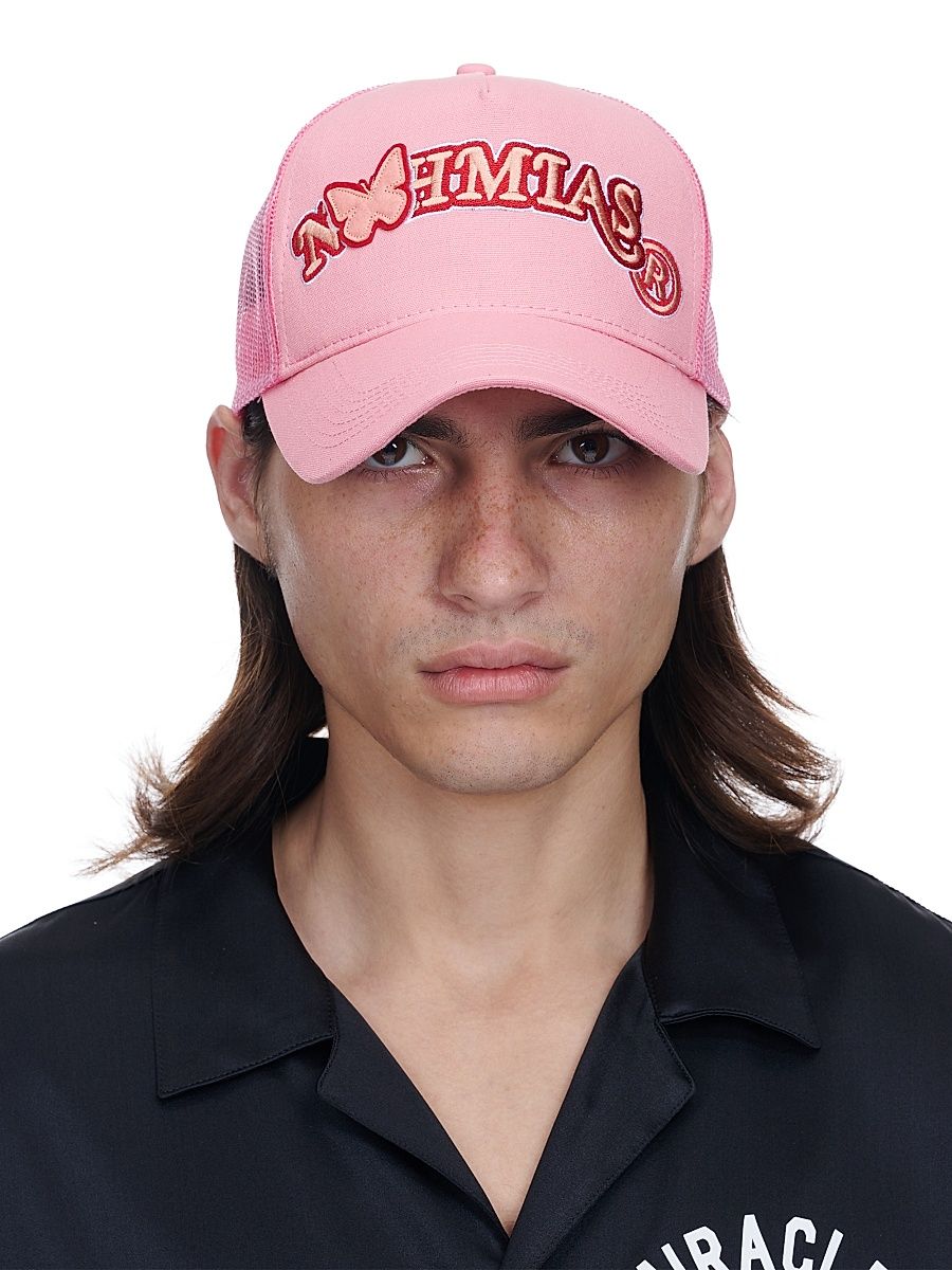 Men's Butterfly Arch Logo Trucker Hat - Pink