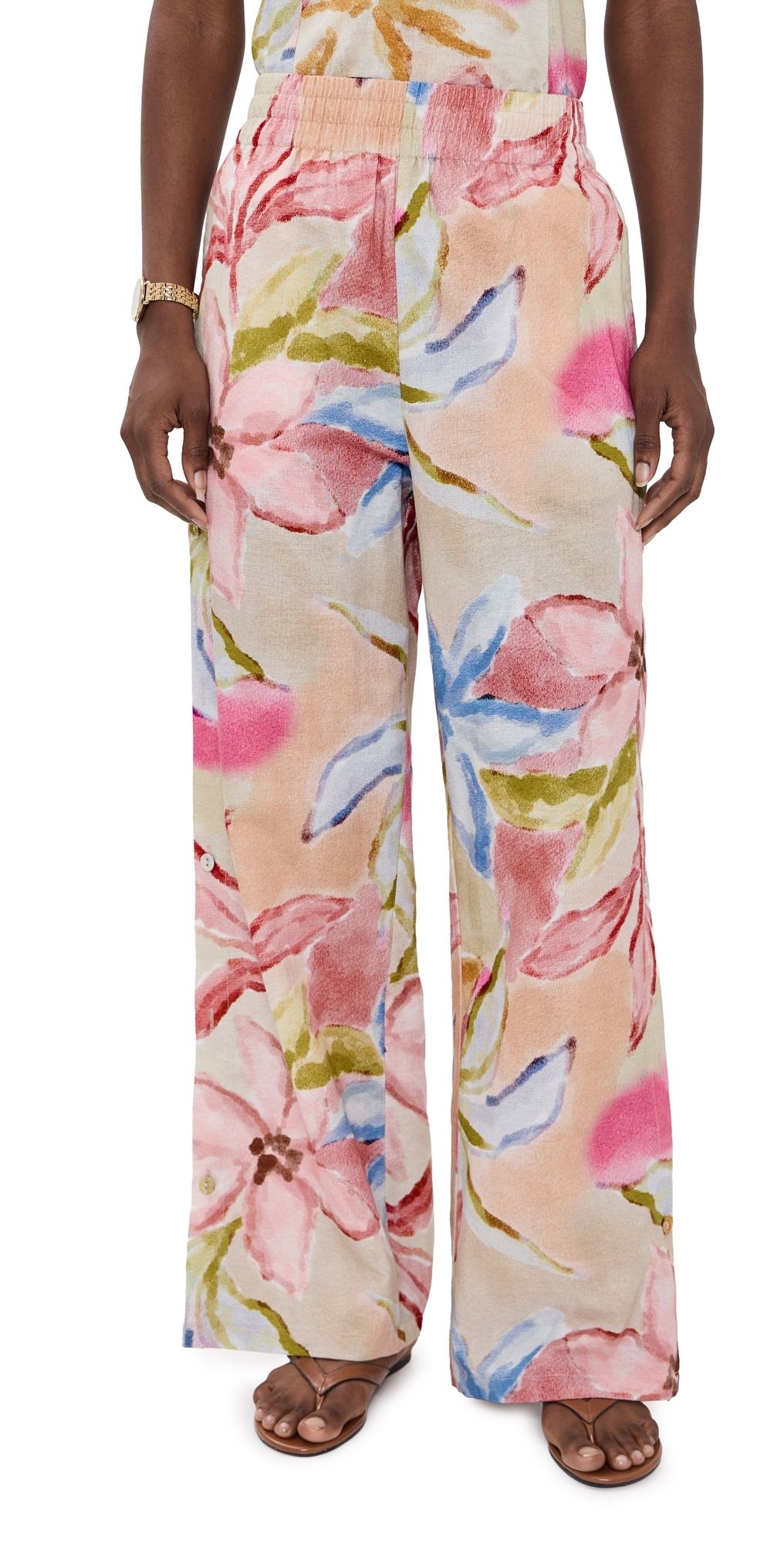 Little Lies Gardenia Pants Print M