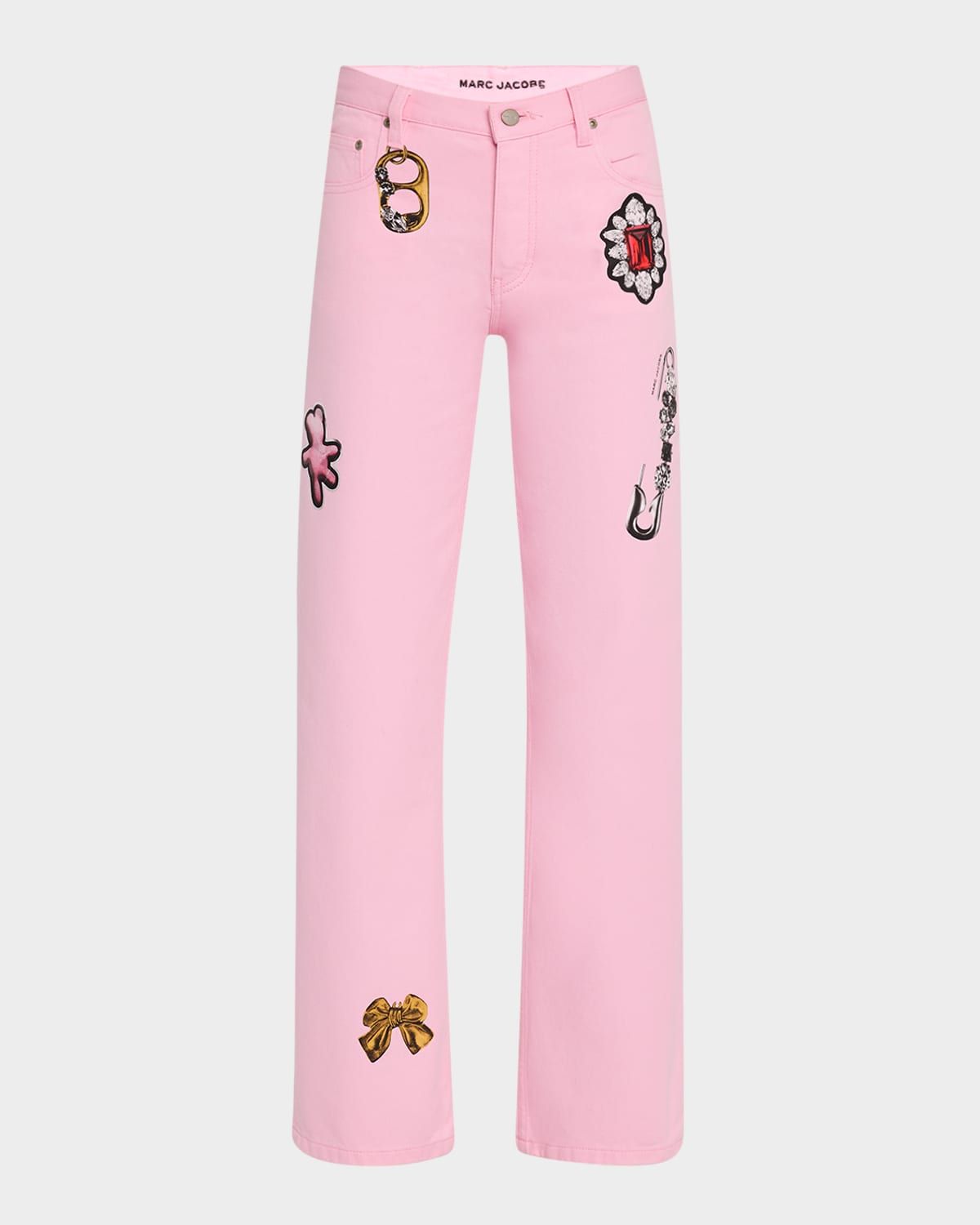 Runway Charm Straight-Leg Jeans