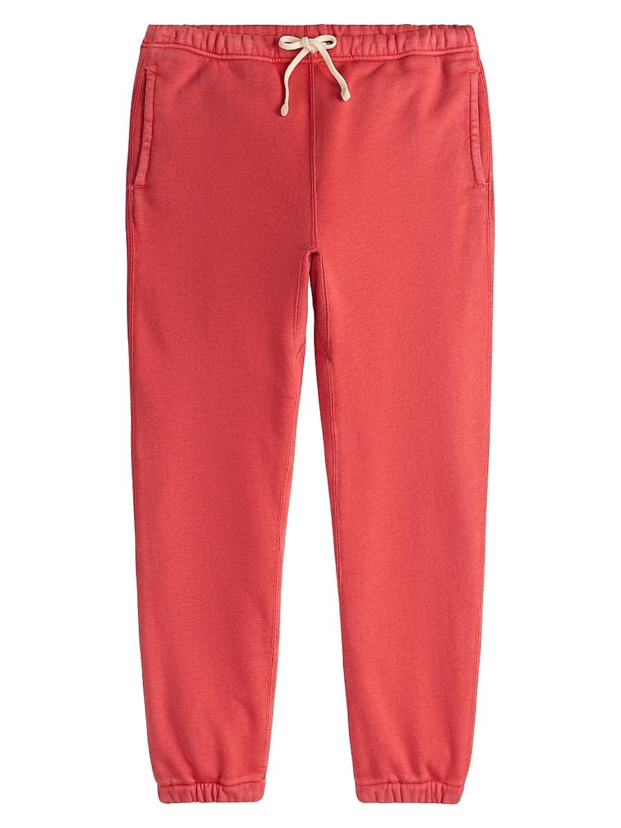 Men's Vintage Fleece Drawstring Joggers - Graphic Royal - Size XL