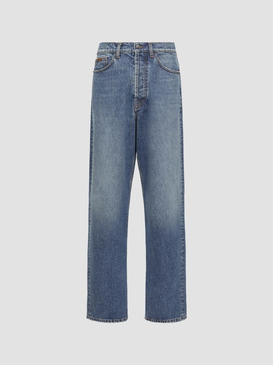 Moncler Men's Jeans in Denim - Denim Blue - Size XXL