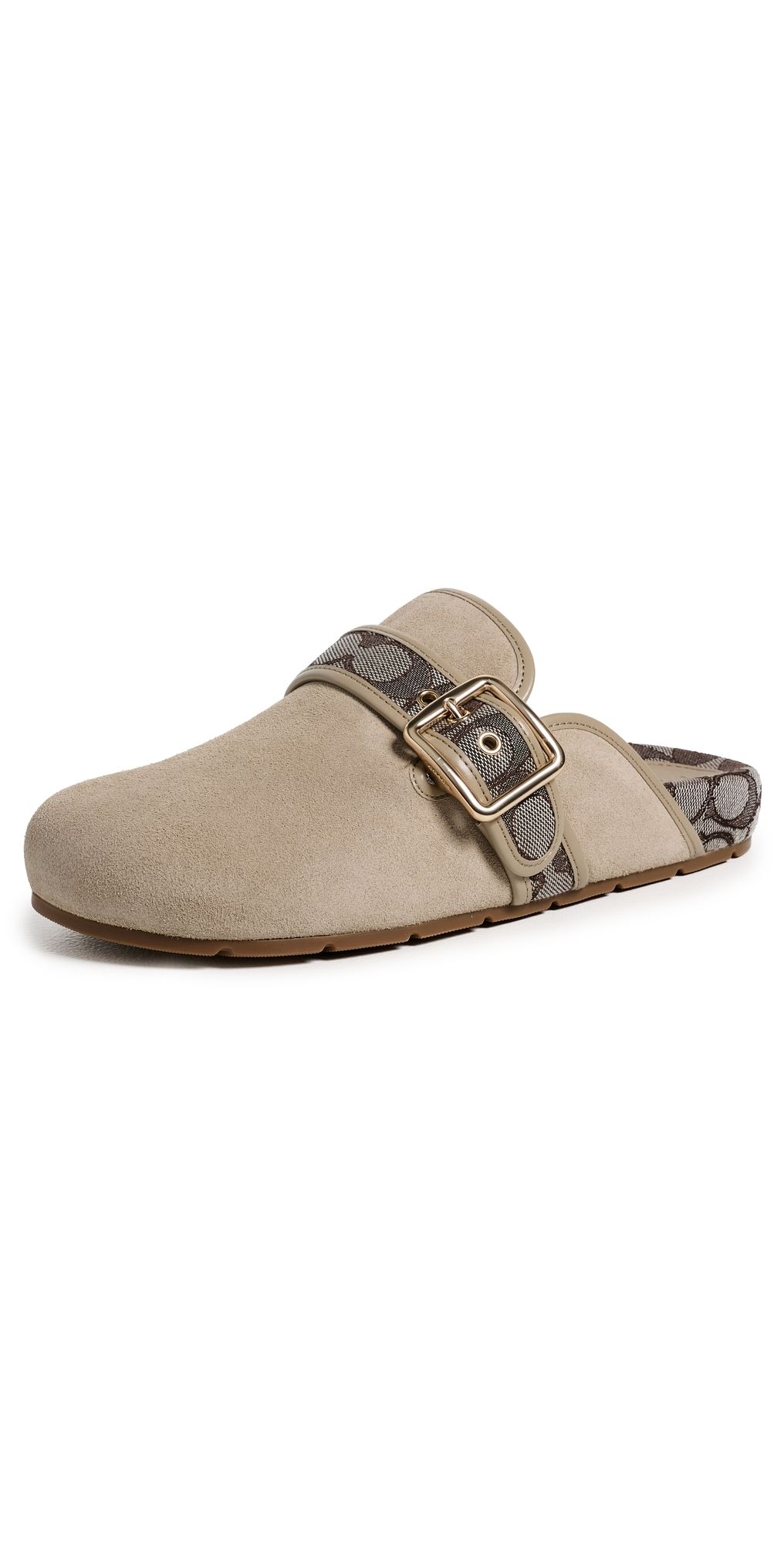 Coach Archival Buckle Clogs Oat 8