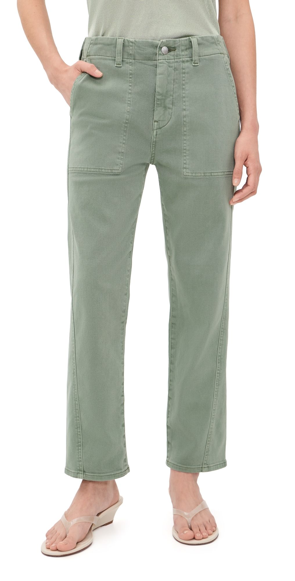 AG Analeigh Trousers Sulfur Faded Moss 27