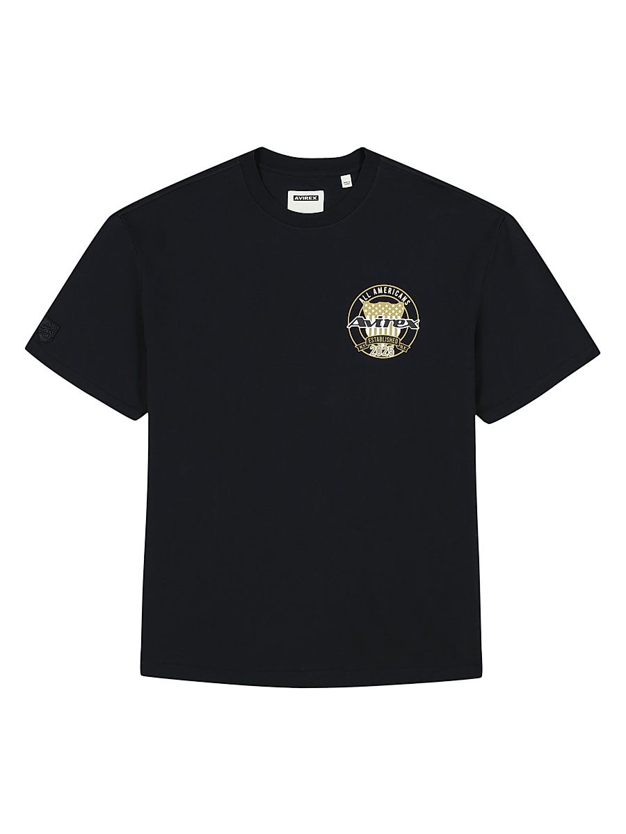 Men's 50th Anniversary Gold Embroidered T-Shirt - Black - Size XL