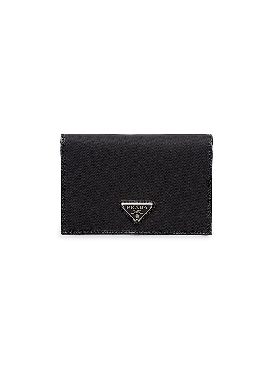 Men's Re-Nylon Passport Holder - Black