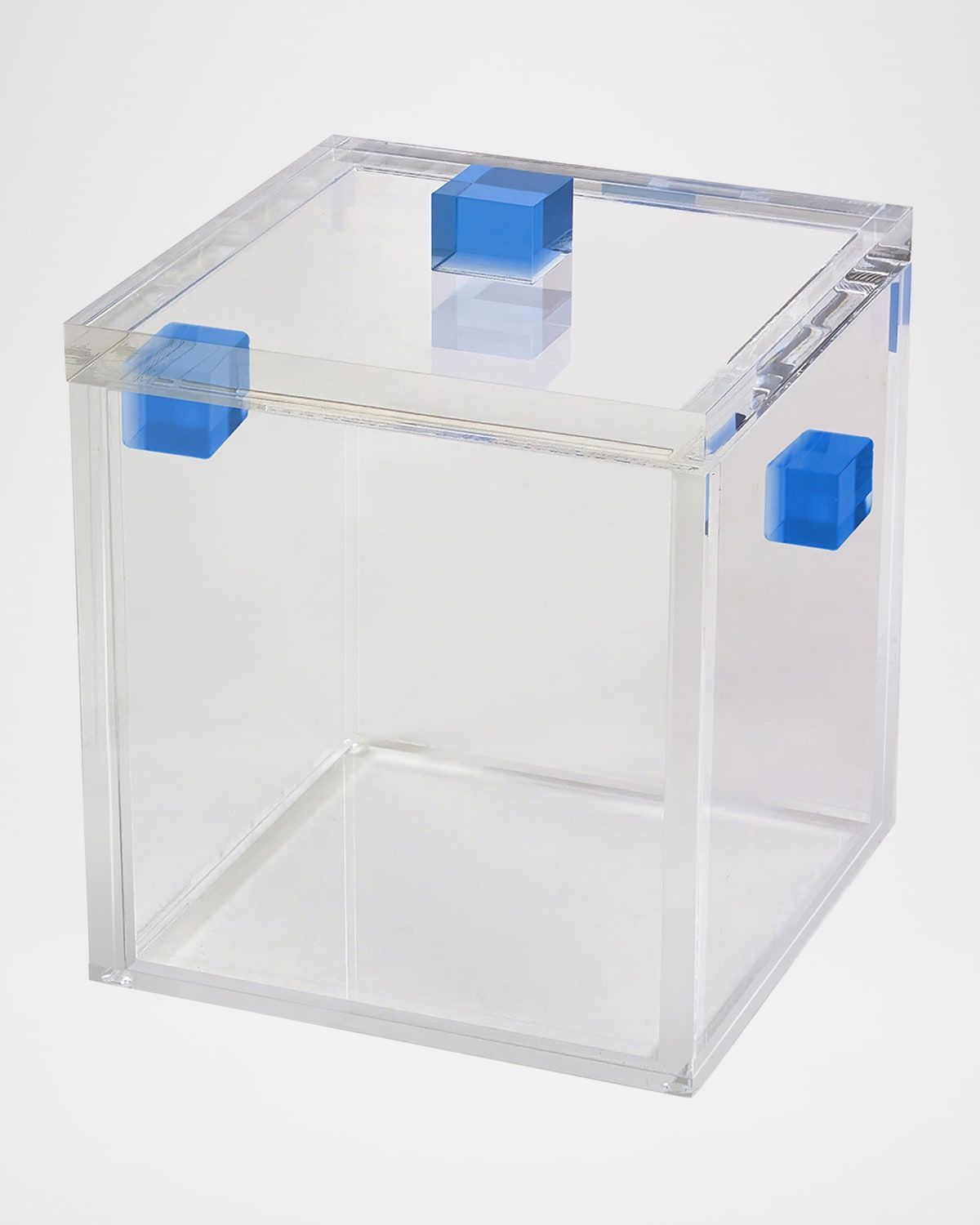 Clear Lucite Ice Bucket with Lid