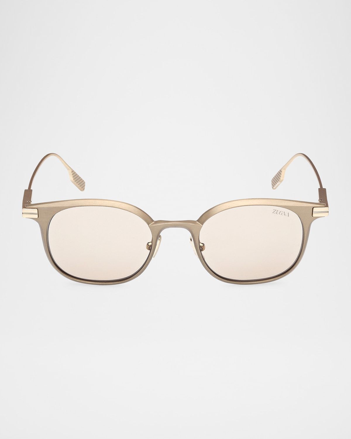 Men & apos;s Round Metal Sunglasses