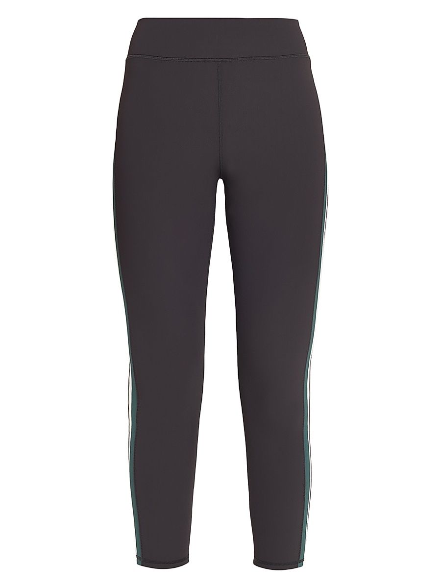 Women's Limiter Crop Leggings - Charcoal - Size Medium