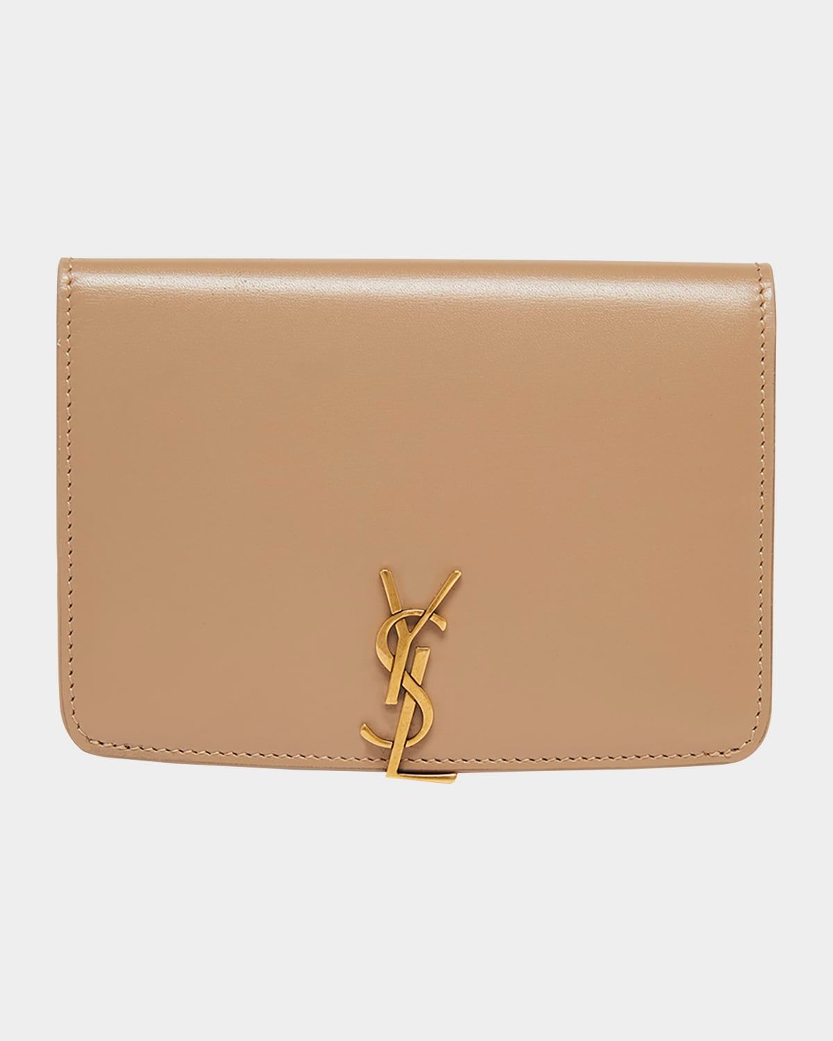 YSL Passport Holder in Calfskin