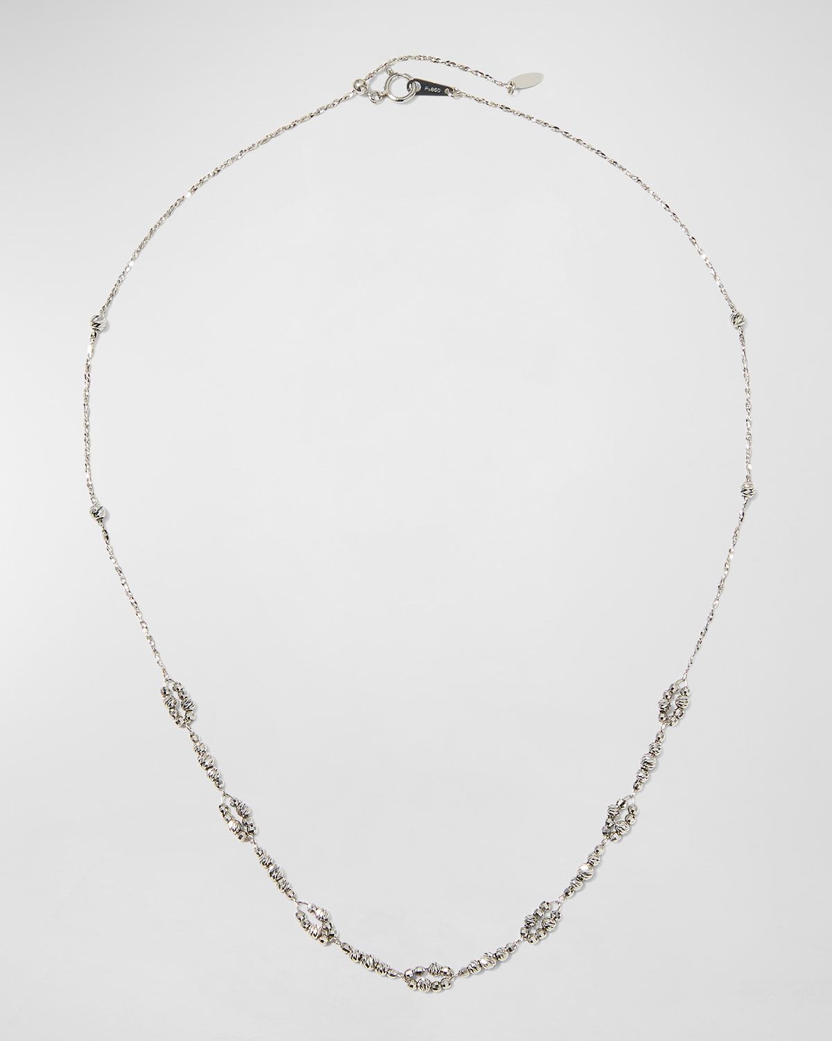 Jill Necklace with Small Infinity Stations